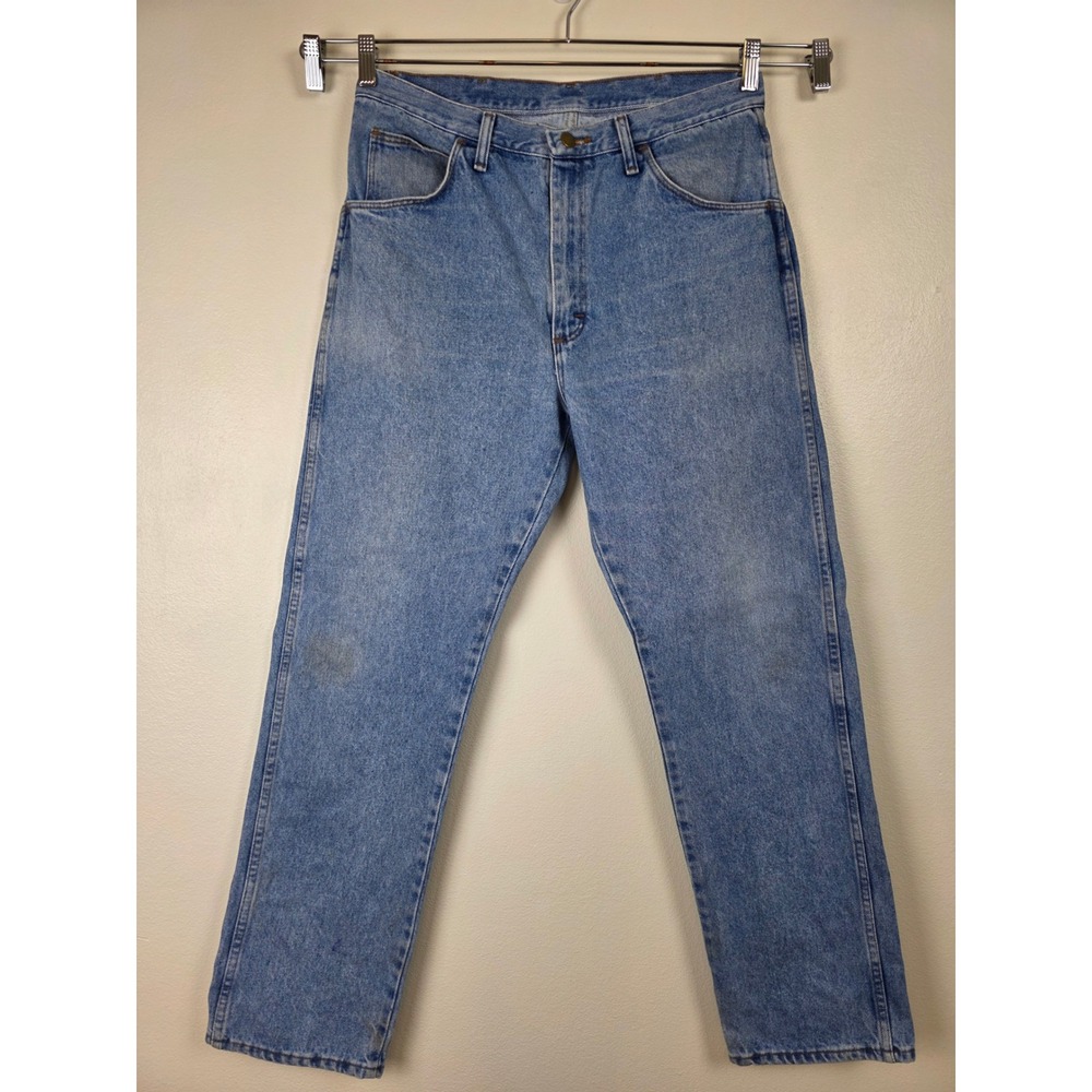 Legendary Gold Jeans Mens 35x32* Blue Light Wash Straight Leg Denim Workwear VTG